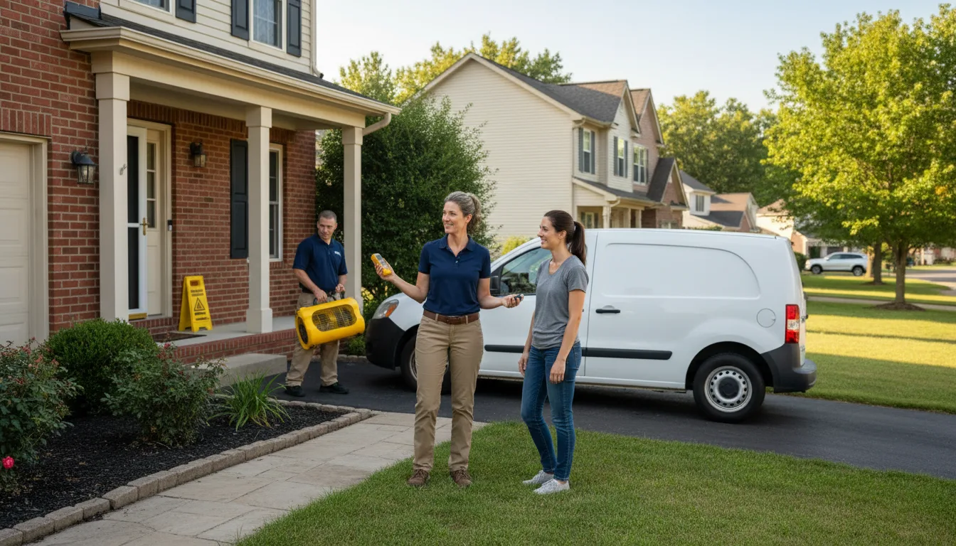 Residential water damage restoration in Garden Valley, ID